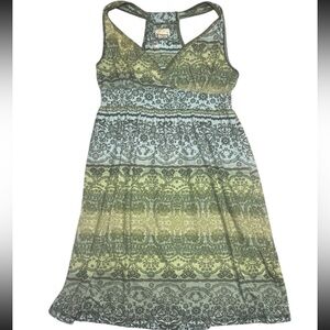 Vintage Y2K Mudd Dress Halter Paisley Floral Boho Festival Size Medium